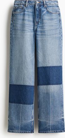 H&M Wide Ultra High Jeans - Blue