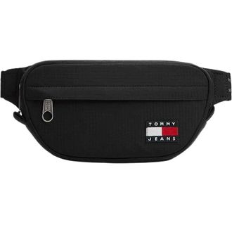 Tommy Hilfiger Marsupio in ripstop - - Bags - Uomo - Nero - ONE SIZE