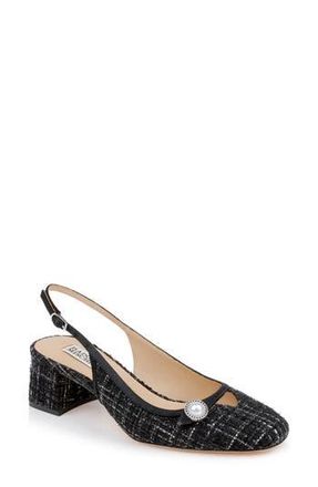 Badgley Mischka Veera Slingback Pump in Black Multi at Nordstrom Rack, Size 9.5