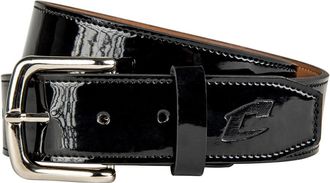 Champro Womens Classic Patent Belt Sport, Black, XL