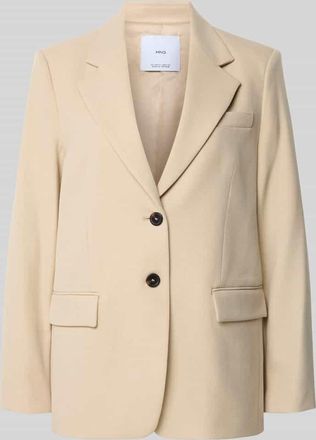 Mango Regular Fit Blazer mit Pattentaschen Modell PARIS in Beige, Gr&ouml;&szlig;e XL