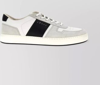 Hogan panel sneakers with perforated toe box