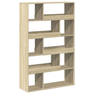 Berkfield Home Room Divider Sonoma Oak 100x33x156.5 cm Engineered Wood in Light Oak
