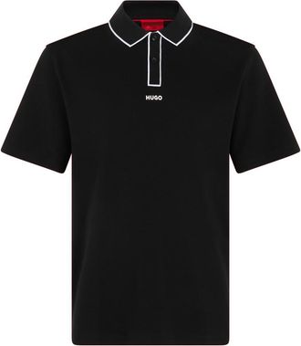 HUGO BOSS Black Cotton polo