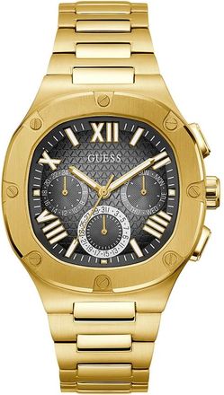 Guess Polshorloge 42 mm Roestvrij staal - Heren - Horloges - Geel - ONE Size - Accessoires