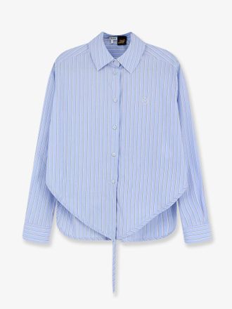 Loewe Paulas Ibiza - Camicia Pigiama in cotone a righe - LOEWE - gender_Woman