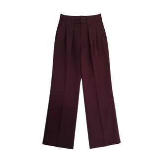 Dondup Pantaloni Chino Lucia - - Trousers - Donna - Rosso - S