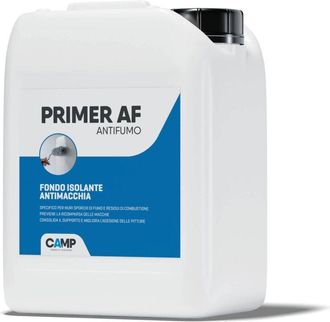 Camp Camp PRIMER AF, Fondo isolante protettivo concentrato anti-macchia e anti-fumo, Per muri interni ed esterni - 5000 ml