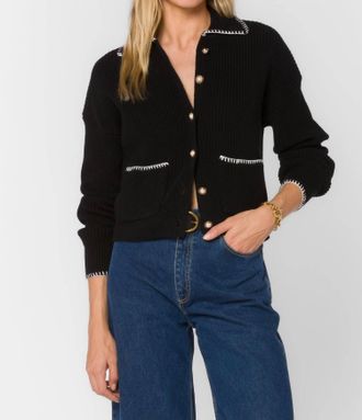 Velvet Heart Brantley Cardigan In Black