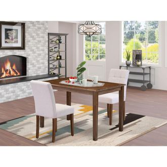 East West Furniture 3 Piece Table Set