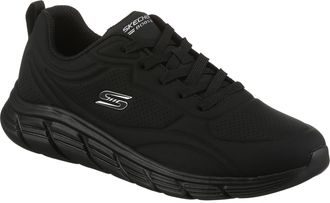 Skechers Sneaker SKECHERS BOBS B FLEX LO, Damen, Gr. 37, schwarz, Lederimitat, unifarben mit Farbeinsatz, Schuhe Sneaker, Praxisschuh, Freizeitschuh, Sportschu