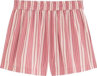 Faithfull The Brand Shorts Elva a righe - Rosso