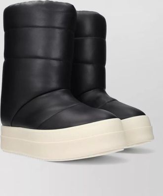 Rick Owens leather ankle boots