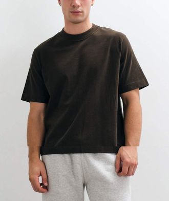 Abercrombie & Fitch confezione da 3 t-shirt pesanti premium beige/marrone