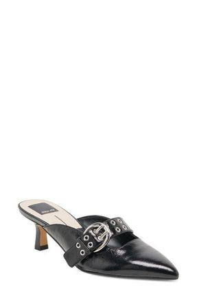 Dolce Vita Cyrah Mule in Black Leather at Nordstrom, Size 8.5