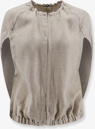 Alysi Giubbino smanicato in lino D&eacute;lav&eacute; - ALYSI - gender_Woman