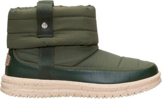 HeyDude Camden Cuff Nylon Quilt Winterschuhe f&uuml;r Damen | oliv