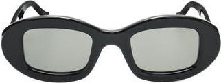 Retro Superfuture 50mm Oval Sunglasses in Black at Nordstrom Rack