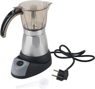 OEM Cafetera El&eacute;ctrica Tipo Moka De Gran Capacidad Para Estufa, Con Percolador Y Enchufe Europeo, 150 Ml