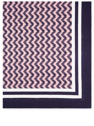 Aquazzura small Jaipur linen tablecloth (250cm x 160cm) - unisex - Linen/Flax - One Size - Pink