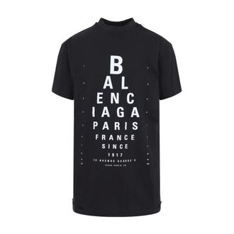 Balenciaga T-Shirts, male, Black, Size: S Oversized T-Shirt