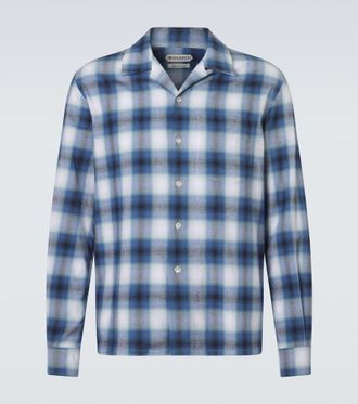 J.W.Anderson Checked cotton flannel shirt