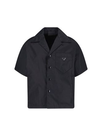 Prada Camicia Logo Re-Nylon