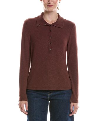 Michael Stars Issa Rib Mix Henley