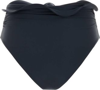 Magda Butrym Ruffled High-Waist Swimwear - Gray