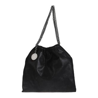 Stella McCartney Stella McCartney, Shoulder Bags, female, Black, Size: ONE SIZE Falabella Bag with Drawstring
