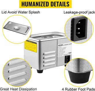 OEM Dispositivo De Limpieza Ultras&oacute;nica 0,8l Cesta Limpiadora Ultras&oacute;nica