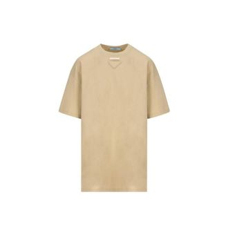 Prada katoenen patch t -shirt