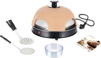 Emerio Po-115985 Fabricante De Pizza Y Hornos 4 Pizza(s) 900 W Negro, Naranja