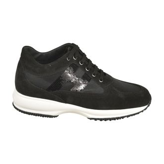 Hogan Sneakers, female, Black, Size: 6 1/2 US Interactive Sneaker