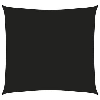 Berkfield Home Sunshade Sail Oxford Fabric Square 6x6 m Black