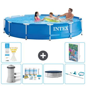 Intex Piscina Con Estructura Redonda - 366x76 Cm - 7-piezas S336