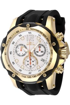 Invicta Speedway 48911 Herenhorloge - Quartz Uurwerk - Roestvrij Staal met Zilveren Wijzerplaat - 51 mm