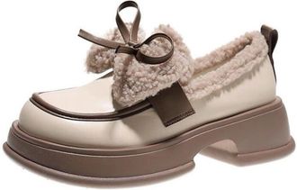 Generic Work Boots Size 6 Warm Boots Soft and Comfortable Can Adapt To The Cold and Harsh Environment Shoes for Women Uk Boots (White, 5.5)