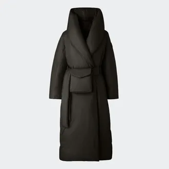 Canada Goose Elie Blanket Coat (Women, Volcano, L)