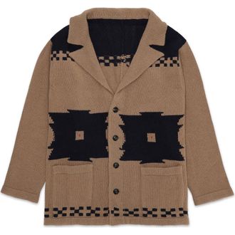 Fortela Faustop Cashmere Cardigan in Camel at Nordstrom, Size Medium Eu