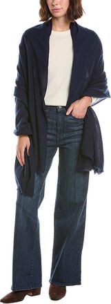Amicale Cashmere Plain Weave Solid Cashmere Wrap