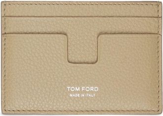 Tom Ford leather cardholder - Brown