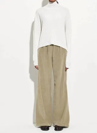 Christian Wijnants Padola Cordoroy Pant In Sage Green