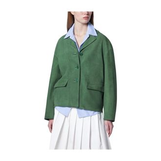 Salvatore Santoro Light Jackets, female, Green, Size: S Light Jacket