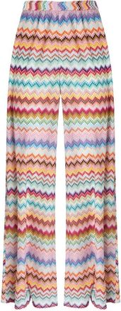 Missoni Viscose Strandbroek - Dames - Wijde Broeken - Veelkleurig - 3XS - Broeken