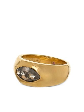 Nimo With Love 18K yellow gold diamond ring - women - Diamond/18kt Yellow Gold - 7