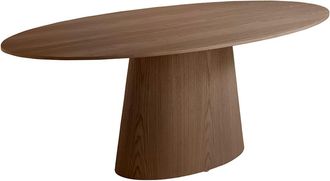 Angel Cerd&aacute; Mesa comedor ovalada nogal