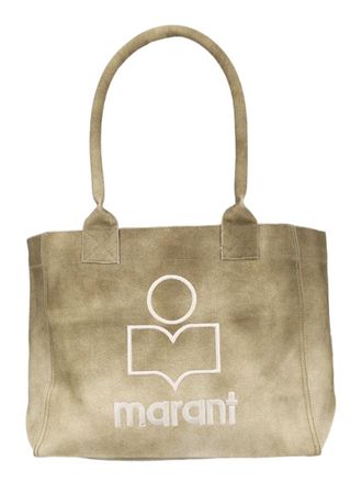 Isabel Marant Yenky Embroidered Zip Cotton Tote Bag