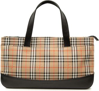 Burberry Pre-owned Burberry Haymarket Check Canvas Tote Ladies AYF2P4U124ROM8BM