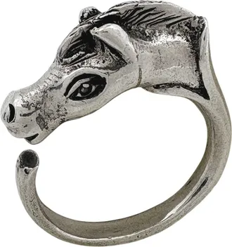 Herm&egrave;s Silver Silver 925 Band Ring (Pre-Owned)